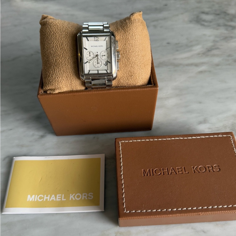 Michael Kors Silver Chronograph Watch